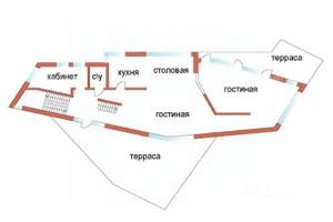 Дом 946м², 3-этажный, на длительный срок,