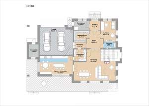 Коттедж 348м², 2-этажный, участок 9 сот.