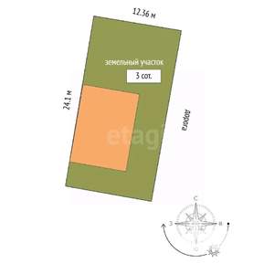 Таунхаус 132м², 2-этажный, участок 3 сот.