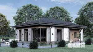 Дом 108м², 1-этажный, участок 6 сот.