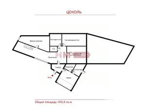 Коттедж 946м&sup2;, 2-этажный, на длительный срок, 