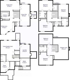 Таунхаус 490м², 4-этажный, на длительный срок, 