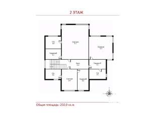 Дом 250м², 2-этажный, участок 10 сот.  