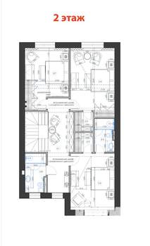 Таунхаус 210м², 2-этажный, участок 5 сот.  