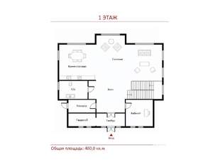Дом 380м², 2-этажный, участок 12 сот.  