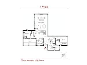 Дом 1050м², 2-этажный, участок 30 сот.  