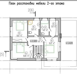 Дом 177м², 2-этажный, участок 6 сот.  