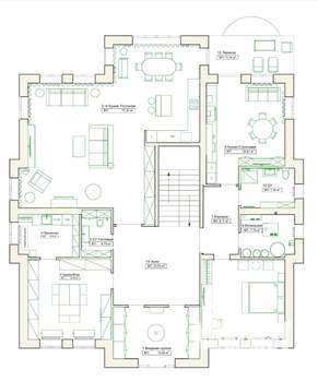 Дом 650м², 3-этажный, участок 18 сот.  
