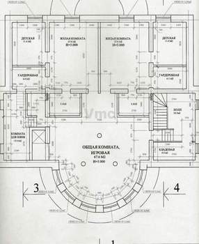 Дом 2701м², 3-этажный, участок 67 сот.  