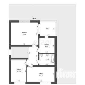 Дом 251м², 2-этажный, участок 7 сот.  