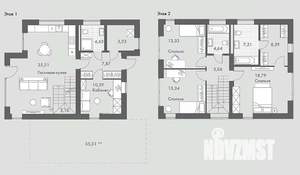 Дом 146м², 2-этажный, участок 5 сот.  
