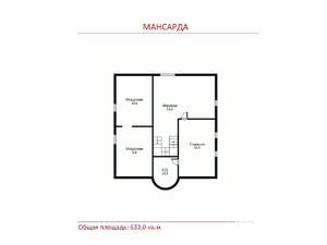 Дом 633м², 4-этажный, участок 15 сот.  