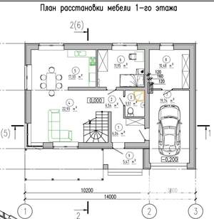 Дом 177м², 2-этажный, участок 6 сот.  