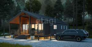 Дом 100м², 1-этажный, участок 5 сот.  