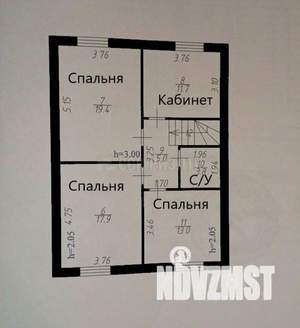 Дом 203м², 2-этажный, участок 5 сот.  