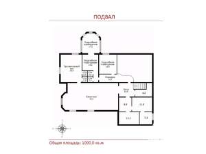 Дом 1000м², 3-этажный, участок 16 сот.  