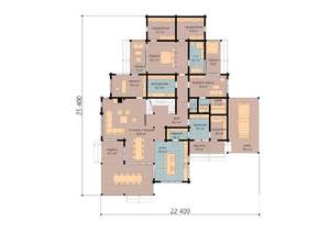 Дом 461м², 2-этажный, участок 24 сот.  
