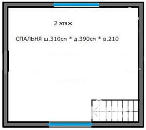 Дача 48м², 2-этажный, участок 2 сот.  