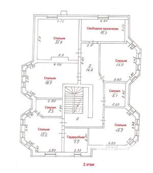 Коттедж 552м², 3-этажный, участок 9 сот.  