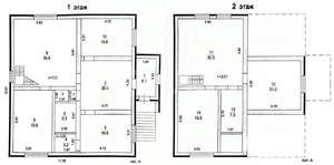 Дом 208м², 2-этажный, участок 8 сот.  