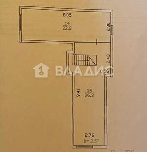 Дом 250м², 3-этажный, участок 6 сот.  