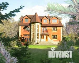 Коттедж 480м², 3-этажный, участок 30 сот.  