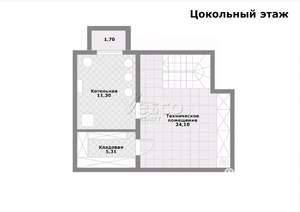 Коттедж 480м², 2-этажный, участок 19 сот.  
