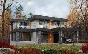 Дом 450м², 2-этажный, участок 10 сот.  
