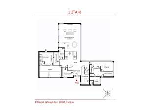 Дом 1050м², 2-этажный, участок 30 сот.  