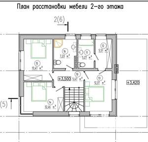 Дом 177м², 2-этажный, участок 6 сот.  