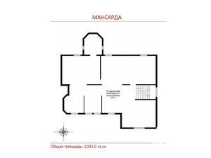 Дом 1000м², 3-этажный, участок 16 сот.  