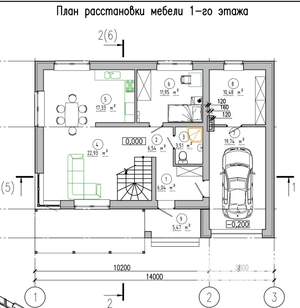 Дача 176м², 2-этажный, участок 6 сот.  