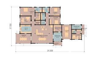 Дом 360м², 1-этажный, участок 19 сот.  