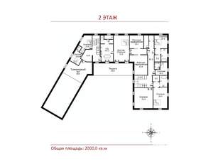 Дом 2000м², 2-этажный, участок 41 сот.  
