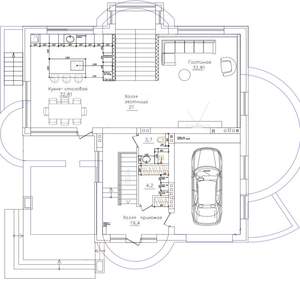 Дом 450м², 2-этажный, участок 10 сот.  