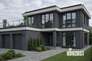 Дом 222м&sup2;, 2-этажный, участок 8 сот.  