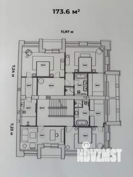 Таунхаус 469м², 3-этажный, участок 5 сот.  
