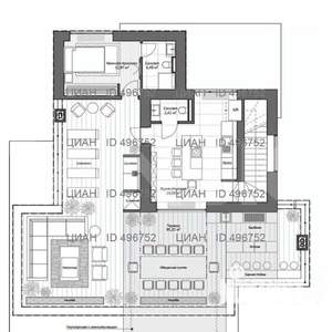 Коттедж 528м², 3-этажный, участок 8 сот.  