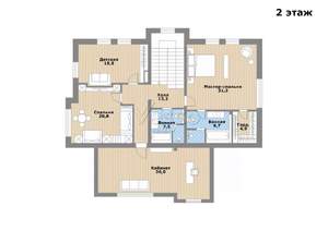 Коттедж 405м², 2-этажный, участок 16 сот.  