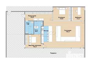 Коттедж 225м&sup2;, 1-этажный, участок 11 сот.  