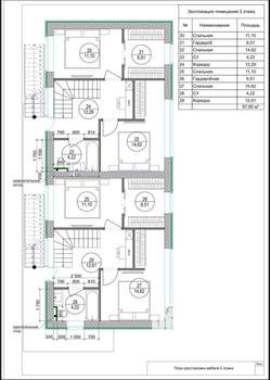 Таунхаус 160м², 2-этажный, участок 2 сот.  