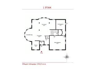 Дом 546м², 3-этажный, участок 16 сот.  