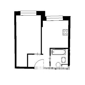 1-к квартира, на длительный срок, 30м2, 1/10 этаж