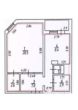 1-к квартира, на длительный срок, 42м2, 15/17 этаж