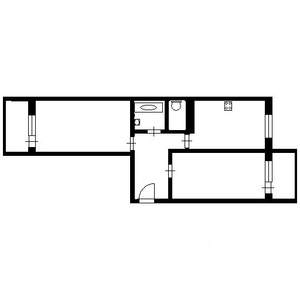 2-к квартира, на длительный срок, 64м2, 2/17 этаж