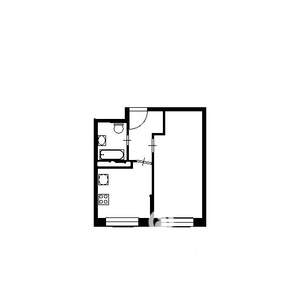 1-к квартира, на длительный срок, 31м2, 7/7 этаж