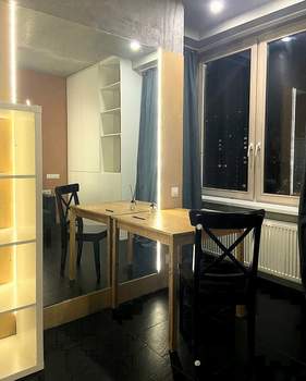 Студия квартира, на длительный срок, 27м2, 17/42 этаж