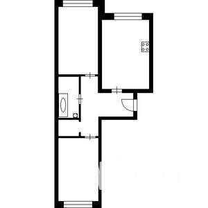 2-к квартира, на длительный срок, 40м2, 11/45 этаж