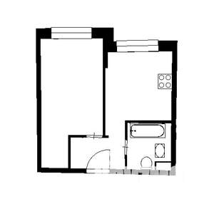 1-к квартира, на длительный срок, 32м2, 9/9 этаж
