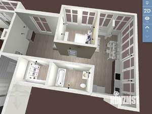 2-к квартира, на длительный срок, 70м2, 4/4 этаж